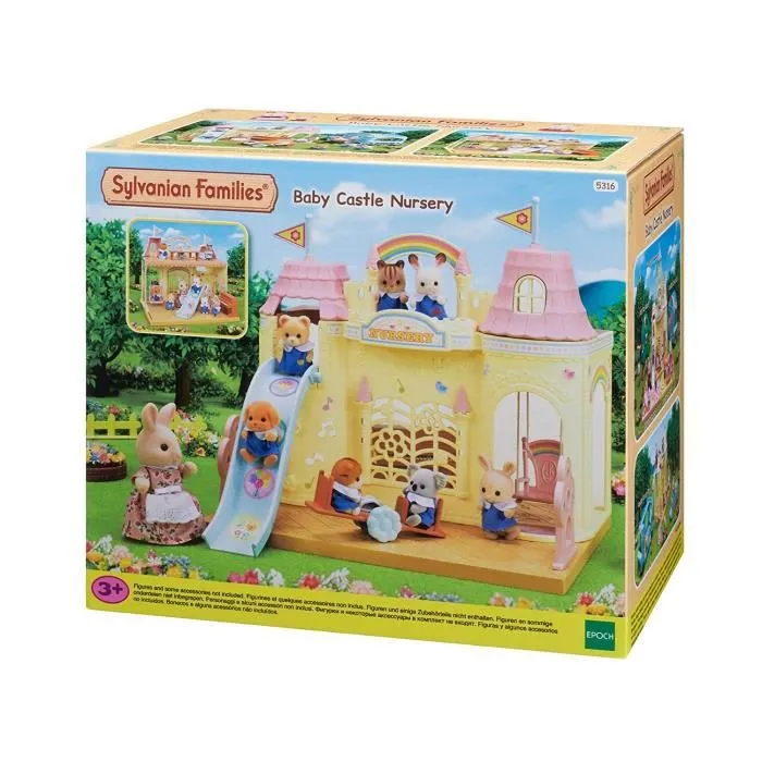 SYLVANIAN FAMILIES - 5316 - La crèche des bébés - Château avec accessoires de jeu - Bleu-4