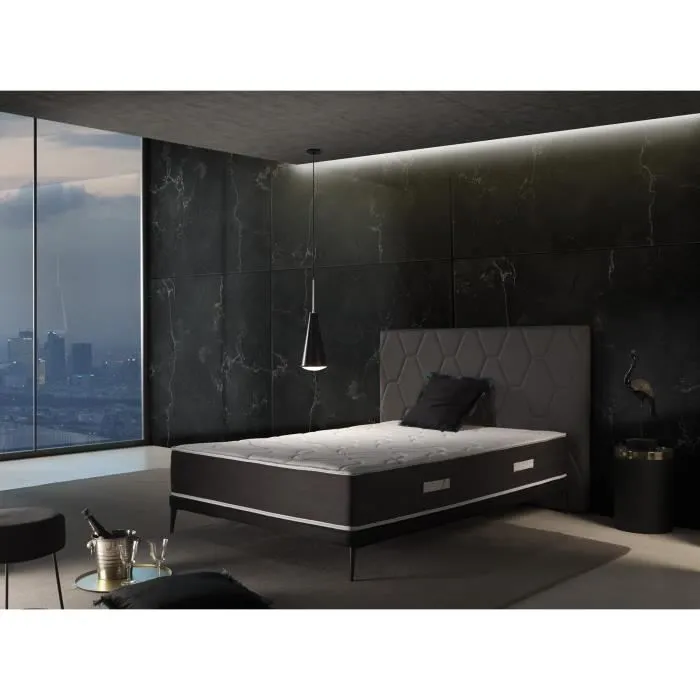 Matelas New York en mousse à mémoire de forme 140x200cm Hauteur 29cm +/- 2. ECCOX-1