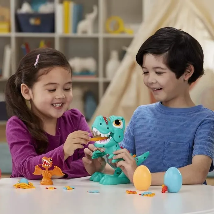 Jouet Play-Doh Dino Crew Croque Dino avec bruits de dinosaure et 3 oeufs de pâte à modeler - à partir de 3 ans-2