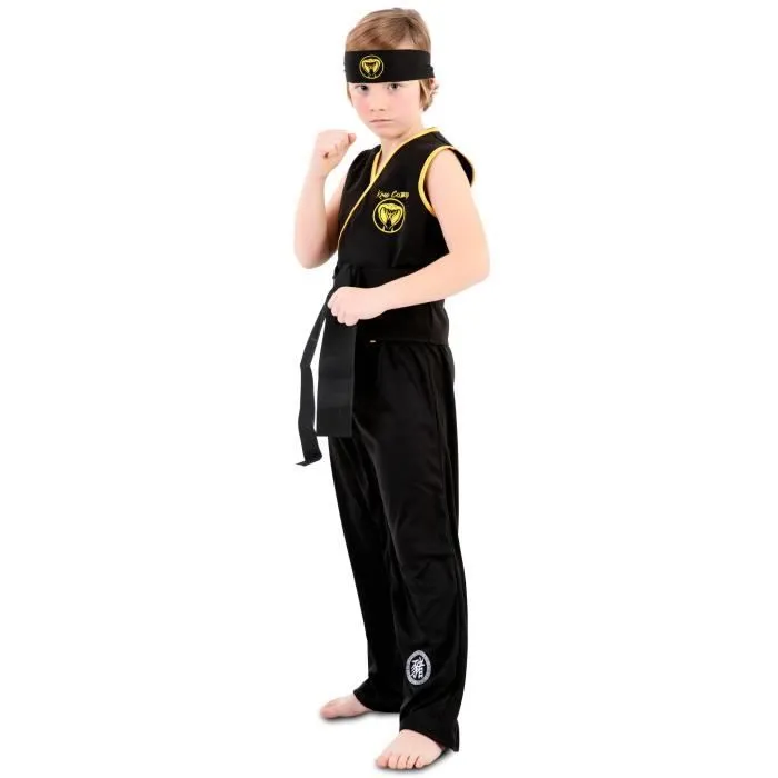 Déguisement Cobra Kai King - EUROCARNAVALES, SA - Enfant - Noir-0