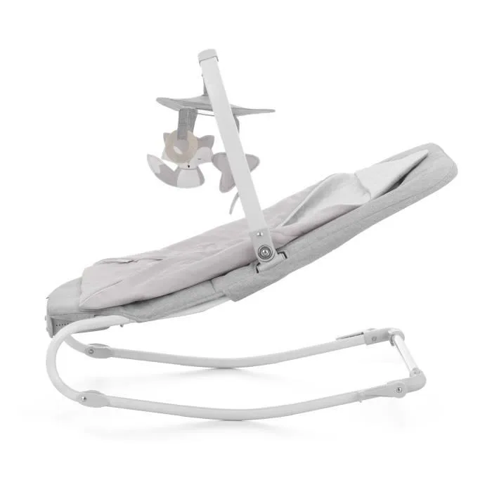 Transat-balancelle 2en1 FELIO 2 - KINDERKRAFT - Gris - Arche jouet - Pliable - Léger-2