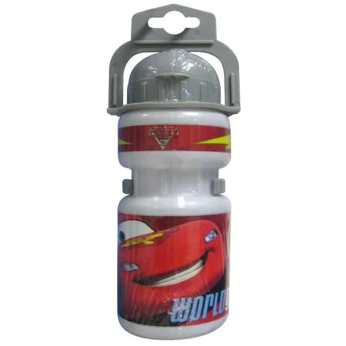 Bidon + Porte Bidon Cars - STAMP - Pour Enfant - Contenance 350ml - Capuchon refermable-1