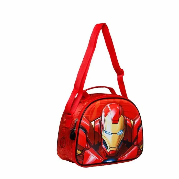 Sac Repas 3D - Marvel Iron Man Stark - Multicolore - Taille Unique-2