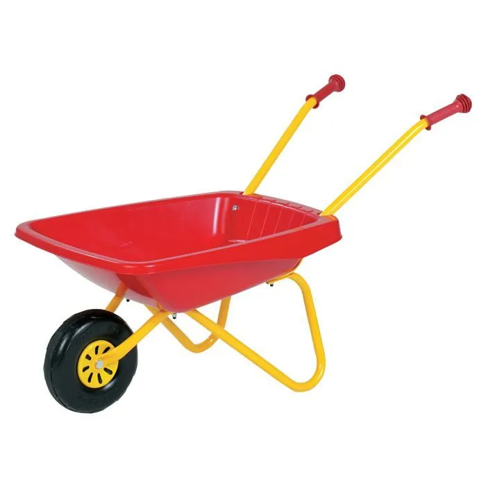 Brouette caisse plastique, jaune et rouge Série R…-0