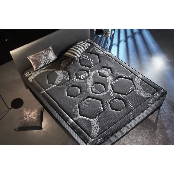 Matelas à ressorts ensachés 90x190 cm Graphene Night Comfort epaisseur 30 cm+/-2 - Matris.-1