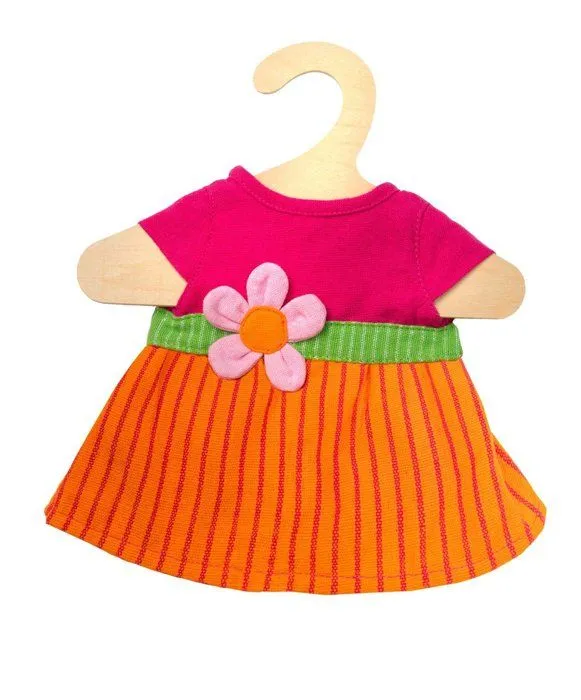 Vetement - accessoire poupee Heless - 1722 - Commerce equitable Poupee Robe Maya, Taille 28-35 cm-0