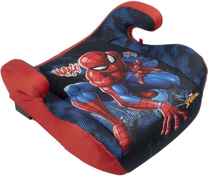 Tataway Siège auto rehausseur Marvel Spiderman avec fixations ISOFIX i-Size ECE R129. Sécurité enfant 125-150cm. Siège d'appoint sup-2