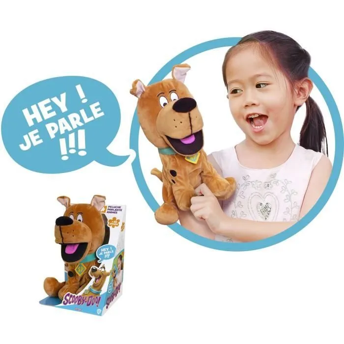Peluche SCOOBY DOO parlante animée-3