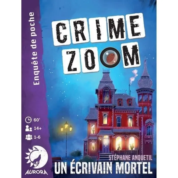 Crime Zoom Un Écrivain Mortel - Asmodee - Jeu d'enquête - Dès 14 ans - 30 minutes à 1h-2