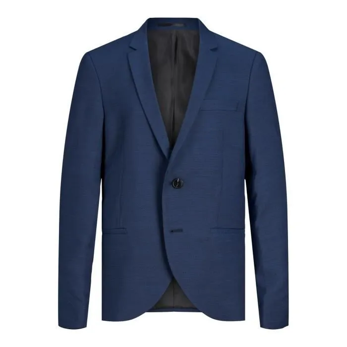 Blazer enfant - Jack & Jones - Medieval Blue - Simple boutonnage - Coupe slim - Doublé-0