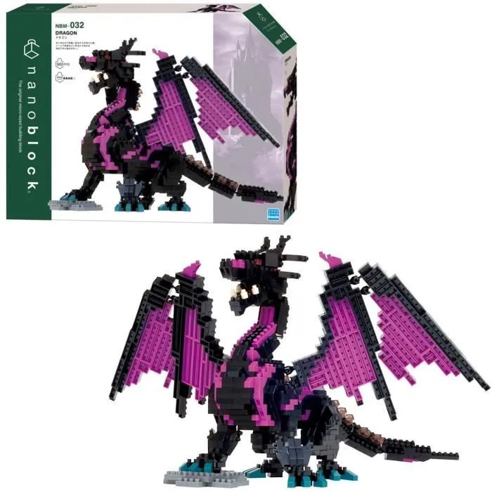 Figurine en briques - BANDAI - NANOBLOCK - Dragon Deluxe - 960 pcs-4