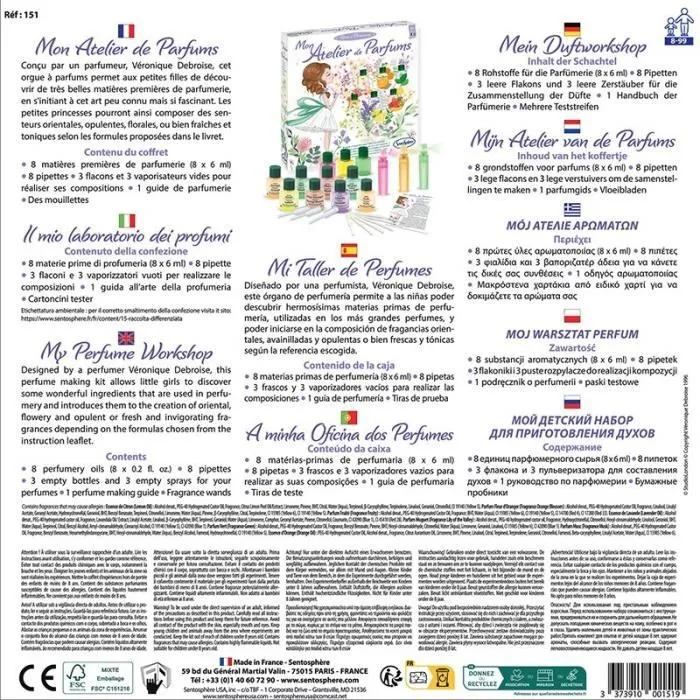 Coffret cosmétique - Sentosphere - Mon Atelier De Parfum - 6 huiles essentielles - Pour enfants - Mixte-2