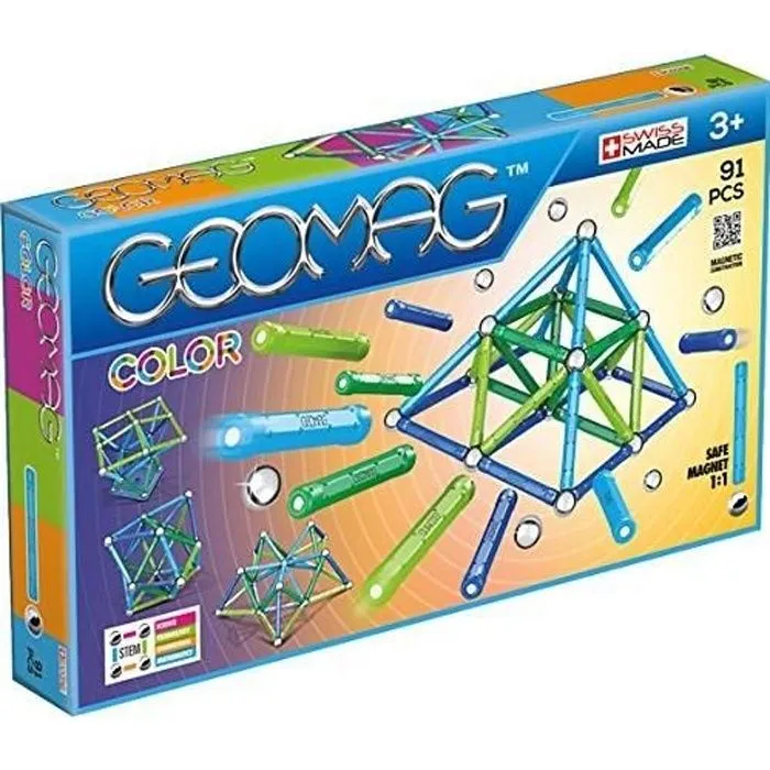 GEOMAG COLOR Jeu de Construction Magnétique 91 pcs-0