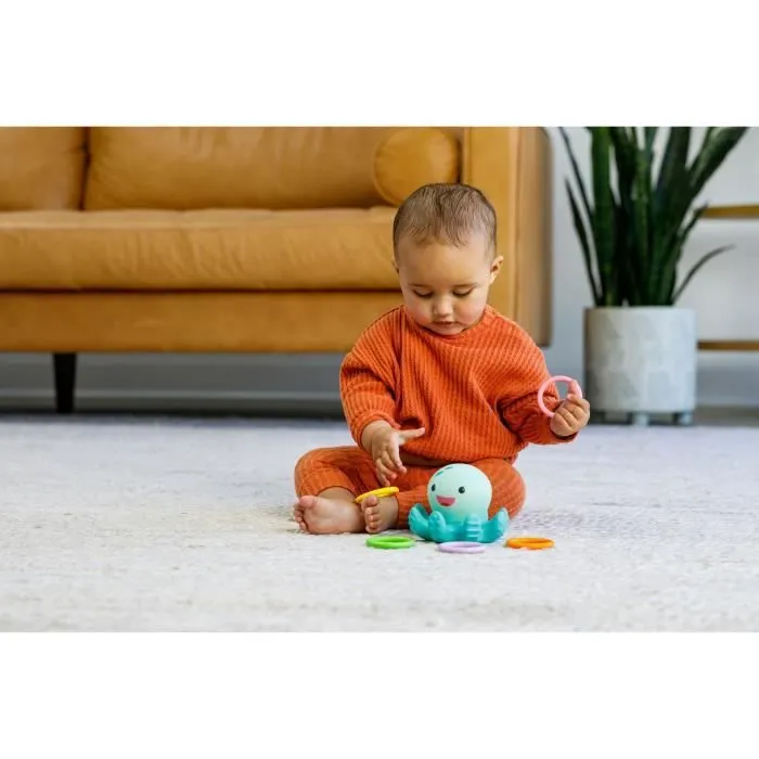Jouet de bain - INFANTINO - Pieuvre Lumineuse de bain avec anneaux-1