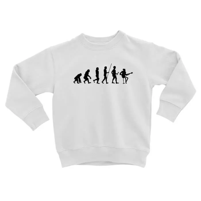 Sweatshirt Enfant Evolution Banjo Musique Instrument Musicien Country-0