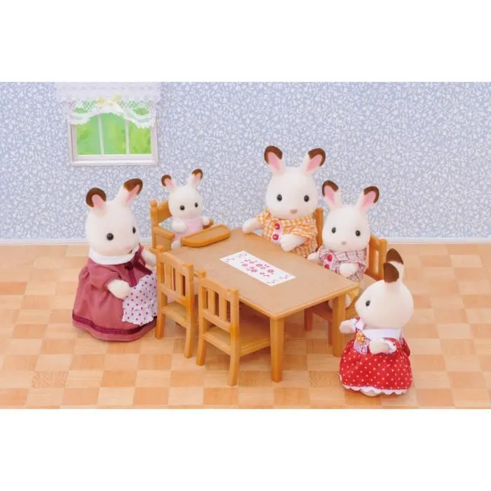SYLVANIAN FAMILIES - 4506 - La table de repas - Le village-0