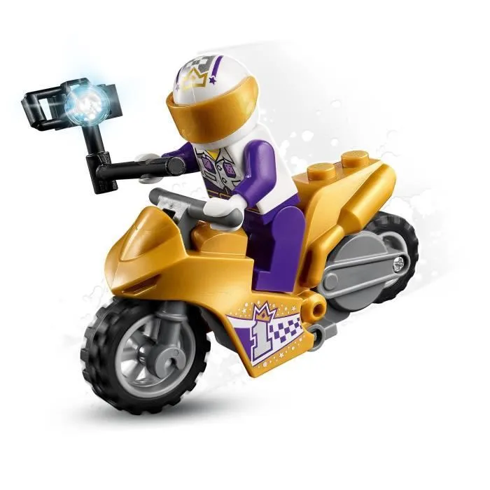 LEGO® 60309 City Stuntz La Moto De Cascade Selfie, Jouet De Cascadeur À Rétrofriction Pour Enfants Dès 5 Ans, Avec Perche Selfie-3