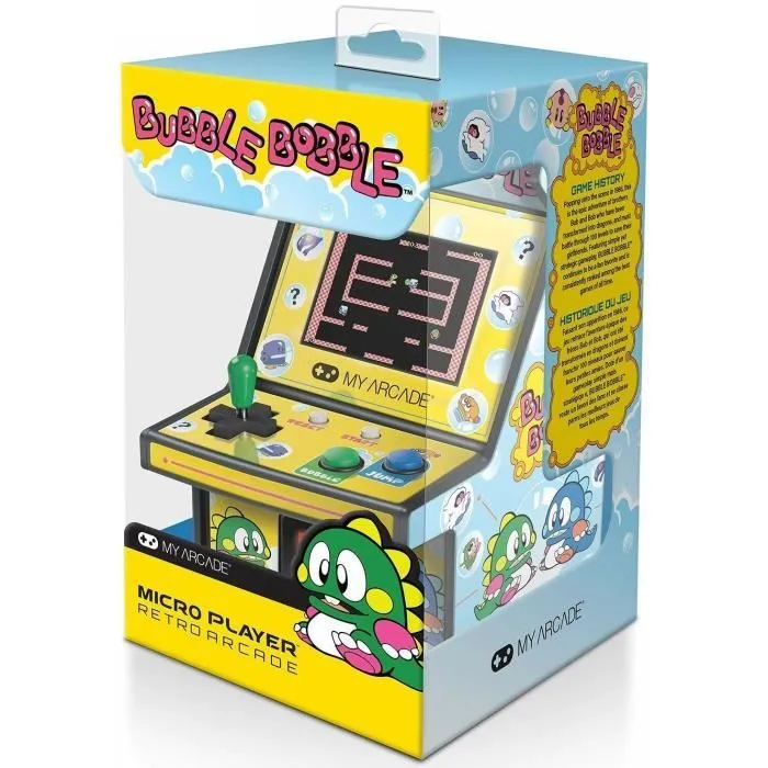 Borne d' Arcade Rétro Mini - My Arcade - BUBBLE BOBBLE-4