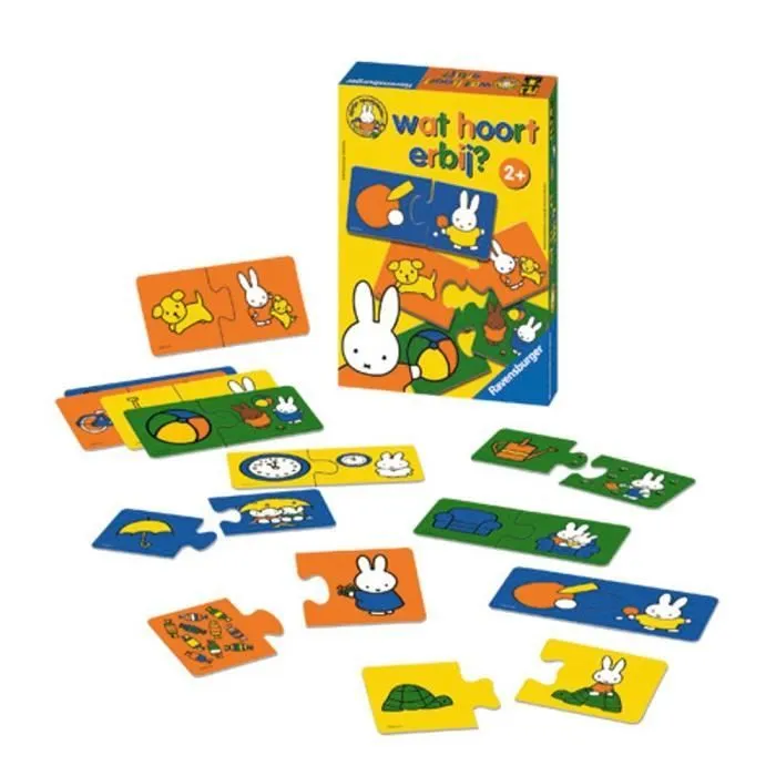 jeu apprentissage Ravensburger Jeu Miffy qui va avec-0