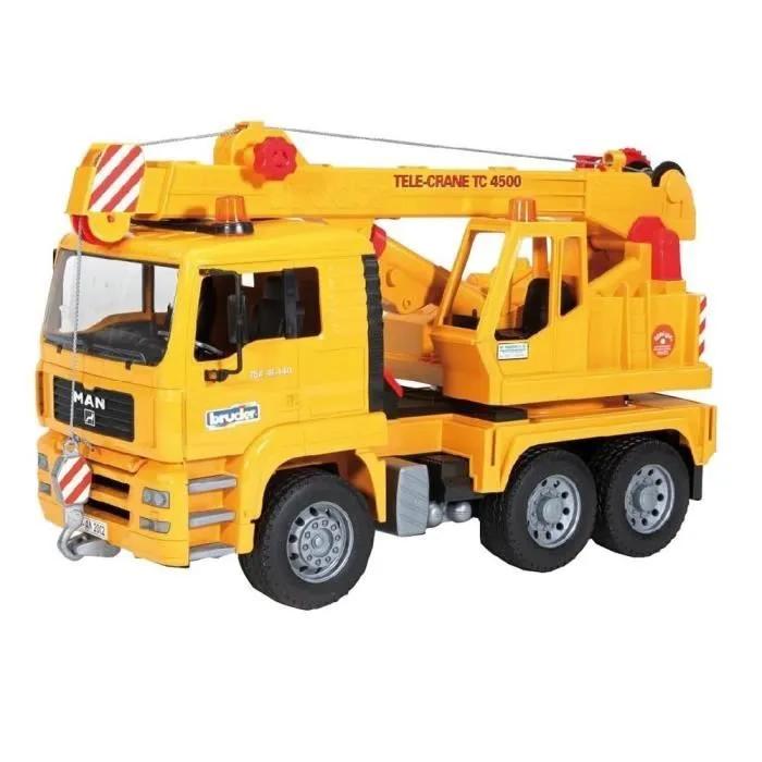 Camion Grue MAN - BRUDER - TGA 1:16 - Rotation 360°c - Inclinable-1