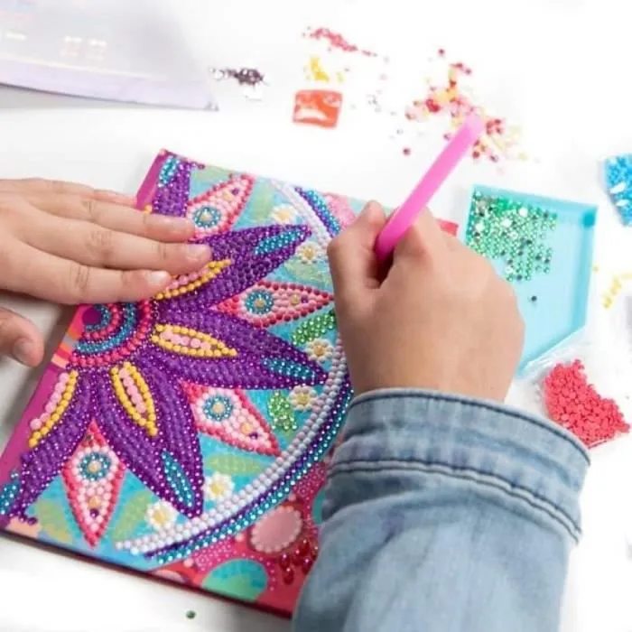 Kit de décoration agenda - TOTUM - Fleur mandala - Multicolore - 19x24x5 cm-2