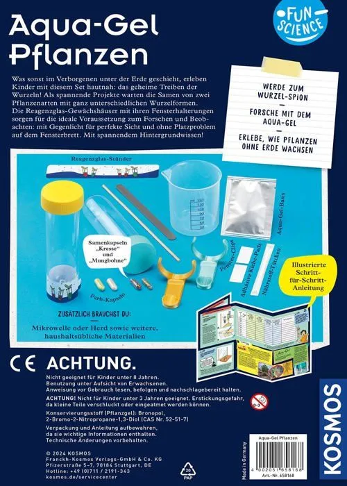 Experience scientifique - experience physique-chimie Kosmos - 658168 - Fun Science Aqua-Gel-Pflanzen: Experimentierkasten-1