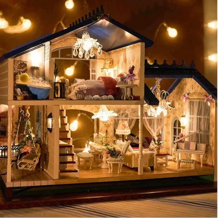 Maison de Poupée - DIY - A-032-A - LED - Multicolore - Provence-0
