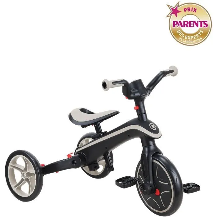Tricycle évolutif EXPLORER 4 EN 1 PLIABLE - GLOBBER - Taupe - Draisienne - de 10 mois à 5 ans - Montage sans outils-6