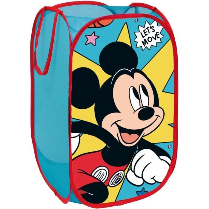 DISNEY MICKEY - Panier à linge - Sac à linge 36x36x58 cm-0