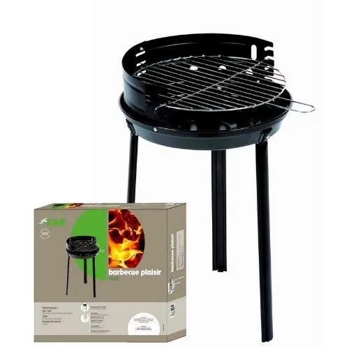 Jeu d'imitation - WDK PARTNER - A9700034 - Barbecue tôle rond - D 37 cm-0