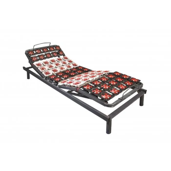 Sommier Relaxant Electrique by Sampur - 100% Plots Ergonomiques - 200 x 200 cm - Literie de Relaxation Electrique Encastrable-2