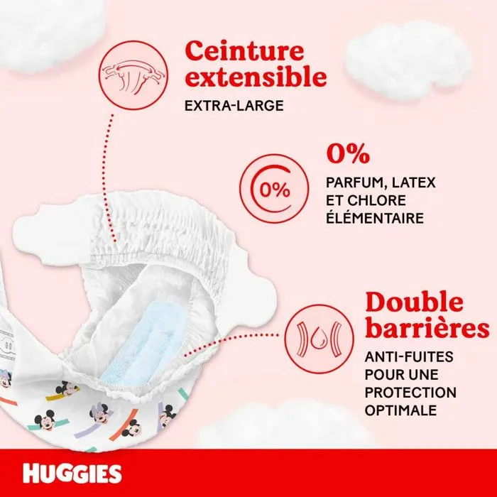Huggies Ultra Comfort, 3x50 Couches, Taille 4 (9-14 kg)-1