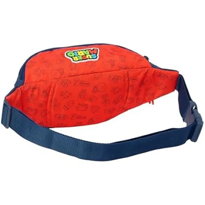 Sac Banane - SAFTA - Super Mario - Confortable - Idéal pour Enfants - Poche extérieure-1