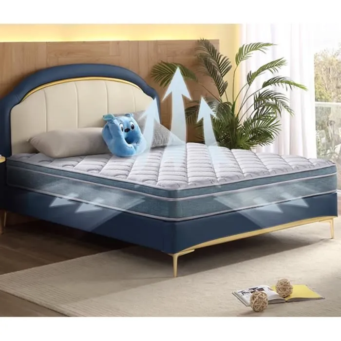 Matelas - IZTOSS - 140x200 cm - epaisseur 27 cm d'épaisseur - Mémoire de forme - 8 couches HR Confort-2
