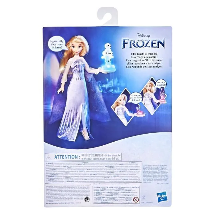 Poupée - SEGWAY - La Reine des neiges 2 - Elsa parlante - 3 accessoires lumineux-3