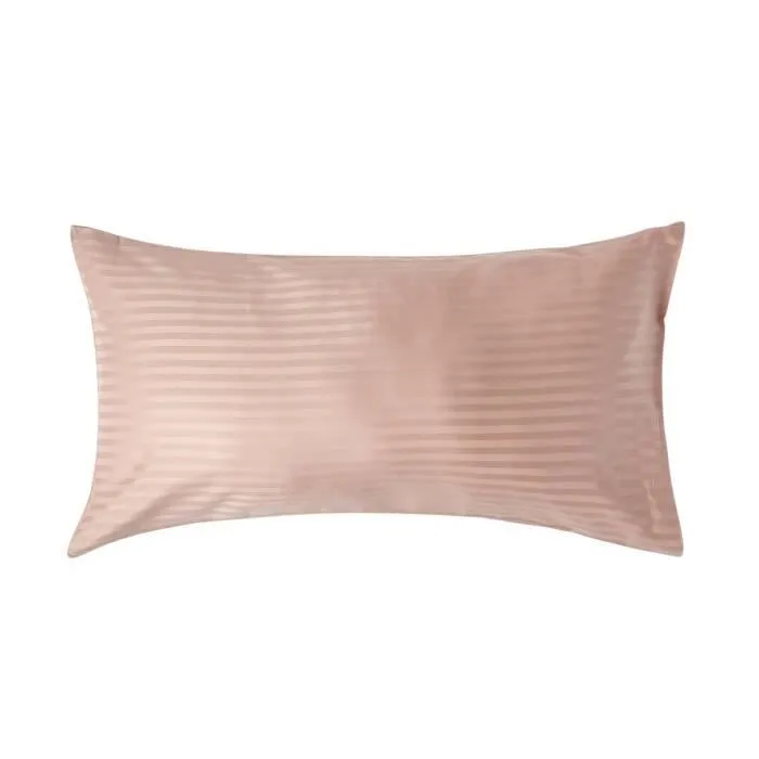 Taie d'oreiller - Coton égyptien - Taupe - 50 x 90 cm - 330 fils - Hypoallergénique-0