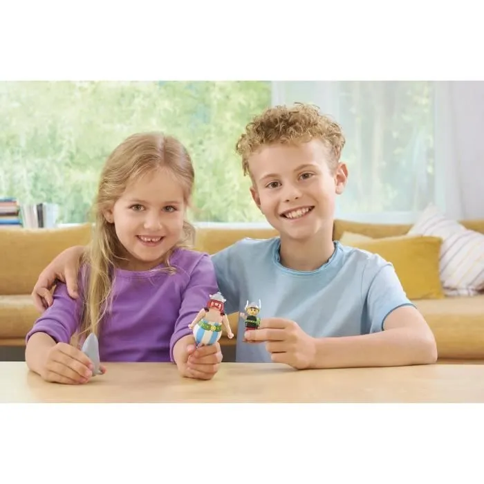 PLAYMOBIL 71160 Astérix La chasse au sanglier, avec Astérix, Obélix et Idéfix, 52 pièces, Dès 5 ans-4