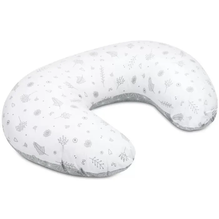 Bellochi Coussin D'allaitement avec Housse Coussin Allaitement 40x60 cm - 100% Coton - Bleu-0