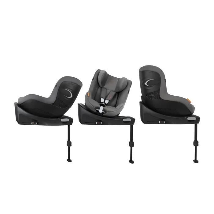 Siège auto isofix CYBEX SIRONA Gi i-Size - Groupe 0+/1 - Rotation 360° - Harnais 3 points - Face et dos route - Lava Grey-4