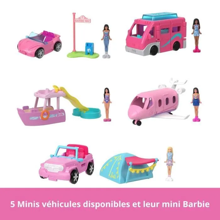 Barbie-Poupée et véhicule Mini BarbieLand-Assortiment HYF38-5