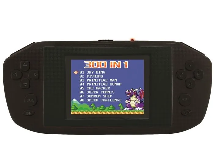 Console portable Compact Power Cyber Arcade® - écran 2.8'' 300 jeux-1