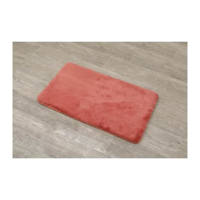 TENDANCE - Tapis de salle de bain Extra-doux Corail 45 x 75 cm-1