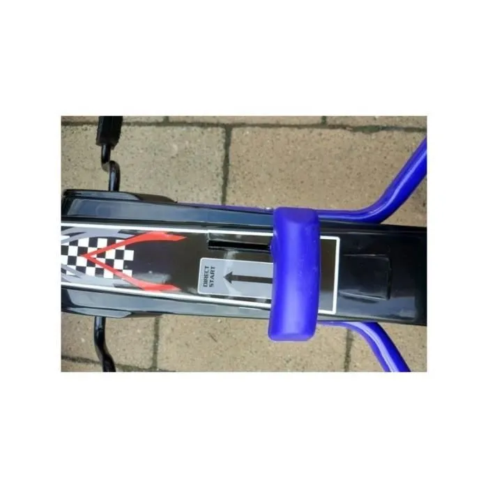 Go-Cart Race Blue- Pumped Wheels With Hand Break-2