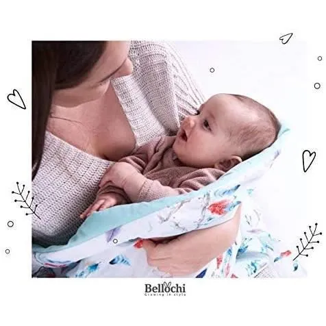 Bellochi Universelle Nid d'Ange Bebe - Réversible Couverture Enveloppante Bébé - en Coton Hypoallergénique - - Beige Dots-2