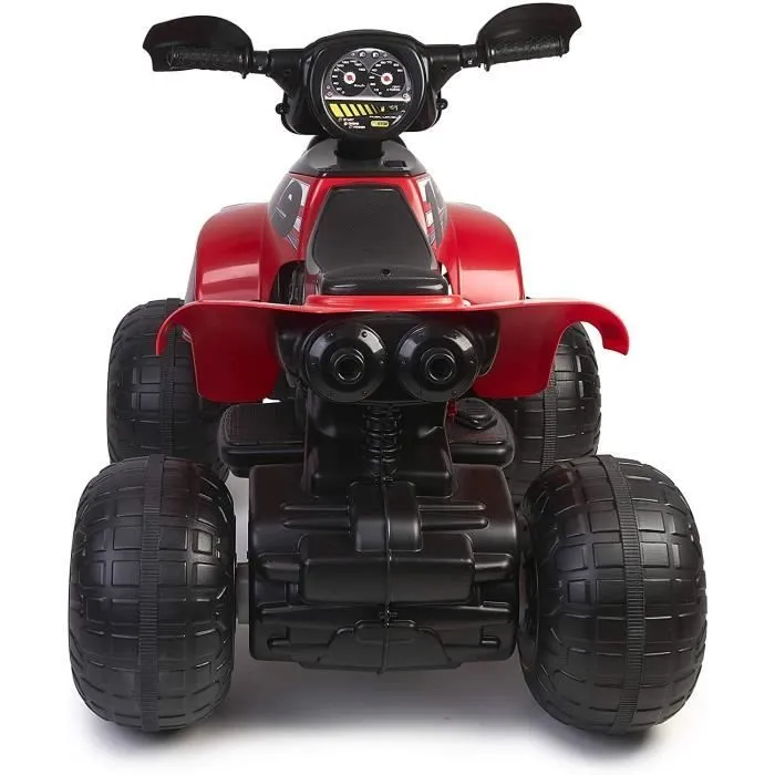 Quad électrique 12V FEBER Motion - Rouge pour enfant de 3 ans et plus-2