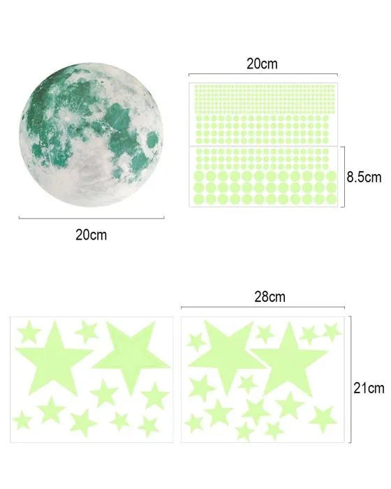 Stickers - lettres adhesives Noa home deco - Leuchtende Aufkleber-3