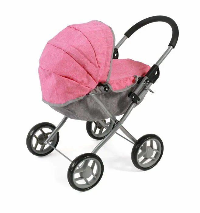 Landau - poussette Bayer chic - 550-57 - 2000 - Poussette Lilli pour poupees jusqu'a env. 41 cm, melange Rose-2