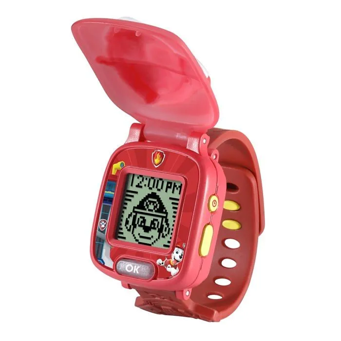 Console educative Vtech - 80-551667 - Paw Patrol Montre educative Marshall Pat' Patrouille, , Rouge, unico-0