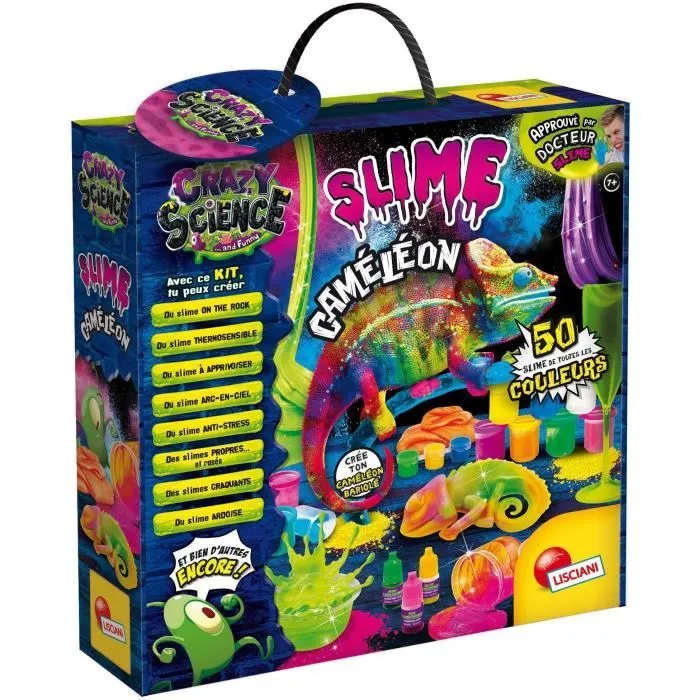 Slime Caméléon - Kit Scientifique - CRAZY SCIENCE - Thermo-Sensible, Composants changeants-0