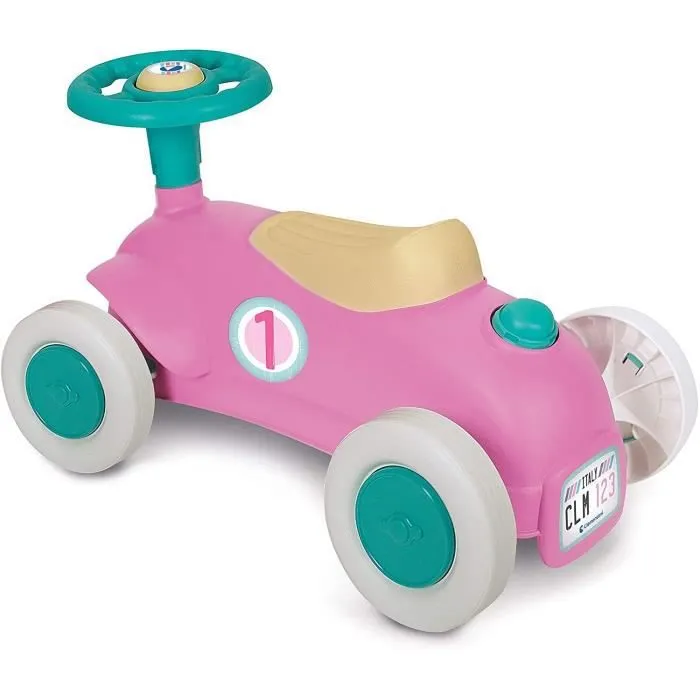 Porteur - Baby Clementoni - Ma première voiture rose - 100% recyclé - 10 mois à 3 ans-5